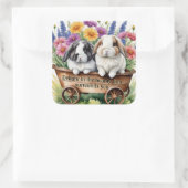 美しいロプバニーラバかわいらしス スクエアシール (バッグ)