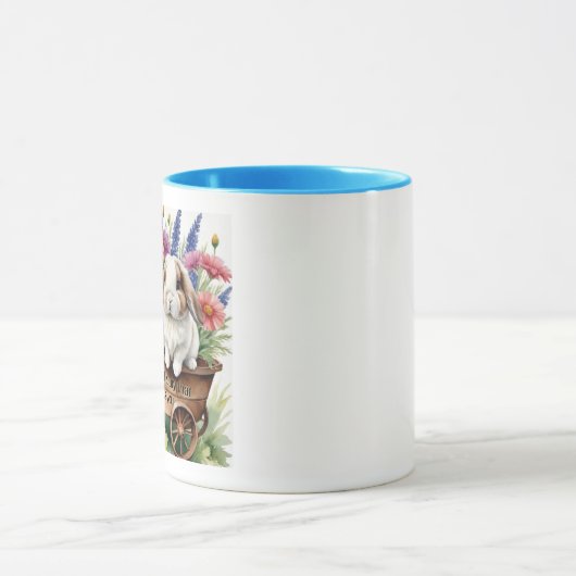 美しいロプバニーラバかわいらしス マグカップ (中央)
