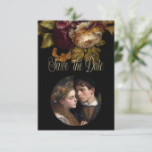 美しいロマンチックなダークオールドワールドフローラ 出欠カード (スタンド正面)