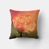 美しいロマンチックなバラ写真 クッション (裏面)