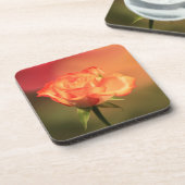 美しいロマンチックなバラ写真 コースター (左側)