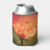 美しいロマンチックなバラ写真 缶クーラー (缶正面)