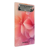 美しいロマンチックなピンクの花 ミニクリップボード (アングル)