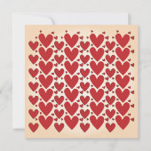 美しいロマンチックな招待状 招待状 (裏面)