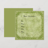 美しいロマンチックな招待状 招待状 (正面/裏面)