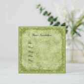 美しいロマンチックな招待状 招待状 (スタンド正面)