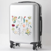 美しいロマンチックな春の花コレクション。 シール (スーツケース)