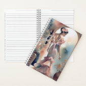 美しいロマンチックな水彩画のブライズメイド ノート (内側)