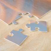 美しいロマンチックな炎の炎を写真青 ジグソーパズル (側面)