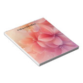 美しいロマンチックな花 ノートパッド (アングル)