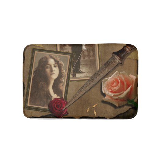 美しいロミオおよびJuliet - 3つのサイズ バスマット (正面)