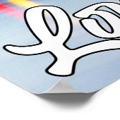 美しいロンドン、イギリス、統一された王国 ポスター (角)