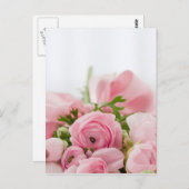 美しいローズブーケ ポストカード (正面/裏面)