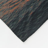 美しいローマ人8:28サンライズ写真 フリースブランケット (角)