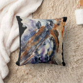 美しいワイルドアパロオサホースアートピロー クッション (ブランケット)