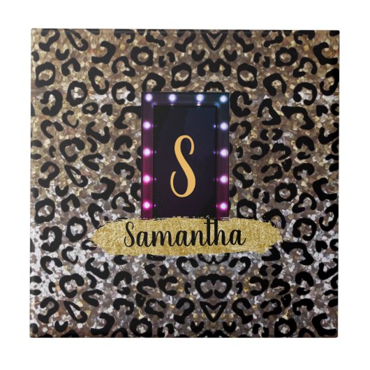 美しいワイルドモノグラムシエレガントック タイル (正面)