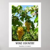 美しいワインカントリーポスター! ポスター (正面)