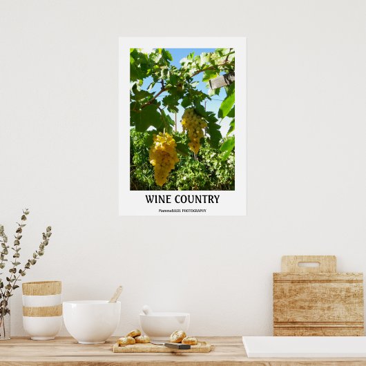 美しいワインカントリーポスター! ポスター (キッチン)