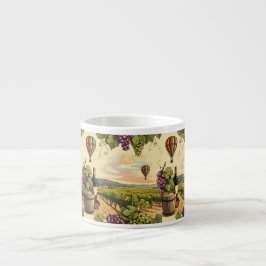 美しいワインカントリー熱気球 エスプレッソカップ