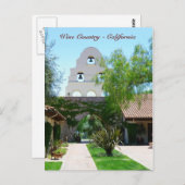 美しいワインカントリー/カリフォルニアのはがき! ポストカード (正面/裏面)