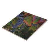 美しいワインブドウの芸術 タイル (側面)