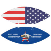 美しいワシ、アメリカ国旗、愛国心 アメリカンフットボール (パネル)