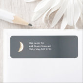 美しいワックスの三日月アットダスクカスタム ラベル (インサイチュ)