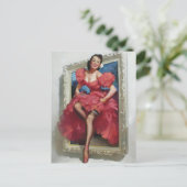 美しいワンズステップアウトピン留め ポストカード (スタンド正面)