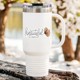 美しいワードフラワーノートパソコン |ダイカットのシール シール