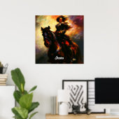 美しいヴァルキリーオンホース ポスター (ホームオフィス)