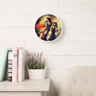 美しいヴァルキリーオンホース 壁時計