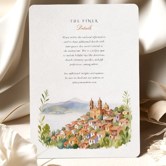 美しいヴァレデブラボメキシコウォーター色 招待状