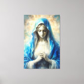 美しいヴァージンメアリー キャンバスプリント (正面)