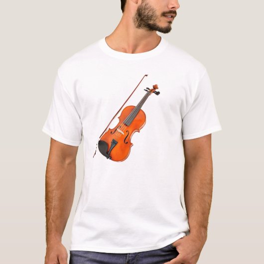美しいヴィオラ楽器 Tシャツ (正面)