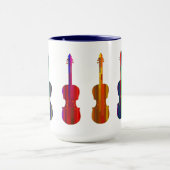 美しいヴィオリンズコンボマグカップ15オズ マグカップ (中央)
