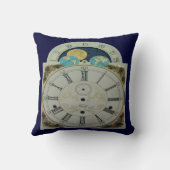 美しいヴィンテージのグランドファーザー時計の装飾用クッション クッション (裏面)
