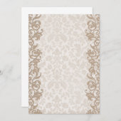 美しいヴィンテージのデザイン、メモカード、または招待状。 招待状 (正面/裏面)