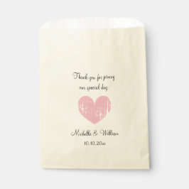 美しいヴィンテージのハートウェディングパーティーの好意バッグ フェイバーバッグ