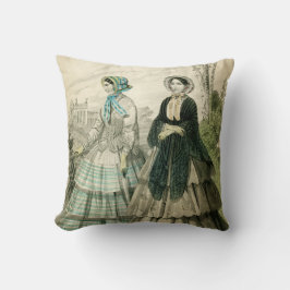 美しいヴィンテージのビクトリアンなファッション クッション