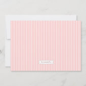 美しいヴィンテージのブライダルシャワーの茶パーティの招待状 招待状 (裏面)