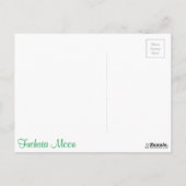 美しいヴィンテージの世紀半ばのトナカイ ポストカード (裏面)