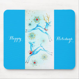 美しいヴィンテージの世紀半ばのトナカイ マウスパッド
