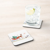 美しいヴィンテージの世紀半ばのモダンなトナカイ コースター (右側)