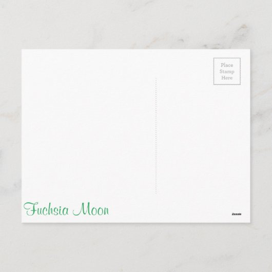 美しいヴィンテージの世紀半ばサンタ及びトナカイ シーズンポストカード (裏面)