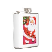 美しいヴィンテージの世紀半ばモダンなサンタ及びトナカイ フラスク (右)