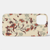 美しいヴィンテージの多くの種類の花柄  Case-Mate iPhoneケース (裏面 (横))