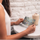 美しいヴィンテージの絵画植物性フラミンゴ ポストカード