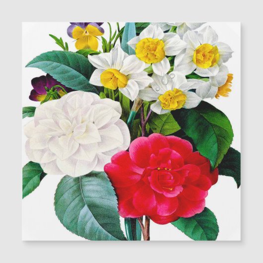 美しいヴィンテージの花 (正面)