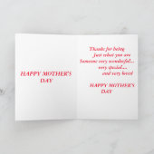 美しいヴィンテージのMarjorieのたる製造人の母の日 カード (内部)