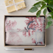 美しいヴィンテージアジインスパイアアさくらんぼ 薄葉紙 (ギフト)